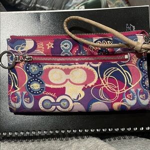 Coach Multicolor Wristlet